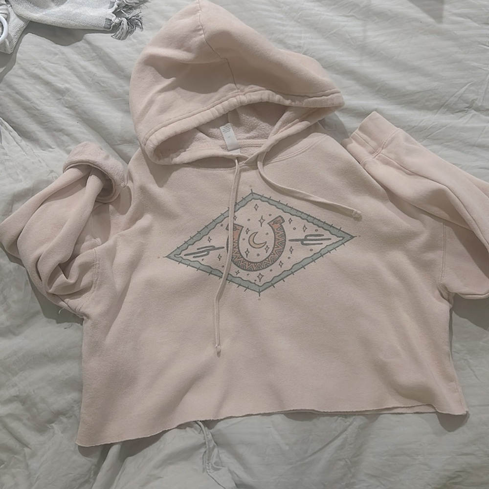 Women’s western cropped hoodie
